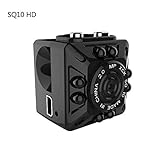 MINI SPY HIDDEN CAMERA: Sehr klein, leicht und sehr tragbar. Der versteckte Videorecorder (2,2 * 1,6 * 2,2 cm / 0,87 * 0,63 * 0,87 Zoll) ist eine der kleinsten tragbaren Taschenkameras der Welt und eignet sich ideal als Heimüberwachungskamera oder als Nanny / Pet / Housekeeper-Cam für die Aufnahme beider Schnappschussbilder und Videos, ohne Aufmerksamkeit zu erregen.