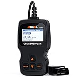 Ermittelt leicht die Ursache des Motorkontrolleuchte. I/M-Monitor-Bereitschaftstest, Ausschalten der MIL (Überprüfung der Motorkontrolleuchte) sowie Anzeige von Standbilddaten. Liest bestehende (Speicher) / ausstehende (intermittierende) und zurückliegende Fehlercodes und zeigt die entsprechende Definitionen an.