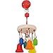 Produktbild Minimobile Glockenspiel: Leise bimmeln die bunten Glöckchen<BR>Ein lustiges buntes Glockenspiel für Babys Ohren und Augen: Glockenförmige Holzteile tanzen um die Wette und klappern dabei fröhlich aneinander.<BR>Größe: 19 x 7 cm<BR>