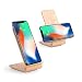 Produktbild samLIKE Holz Handy Ständer Wireless Charger für iPhone X/XS / XS Max/XR / 8/8 Plus, Induktive Qi Ladegerät Kabellos Ladestation Halterung für Galaxy Note 9/ S9/ S9 Plus/Note 8/ S8/ S8 Plus usw (A)