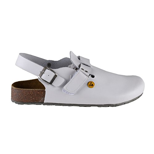 Best Medical+ Damen Tieffußbett Clogs ESD weiss gelocht - 2