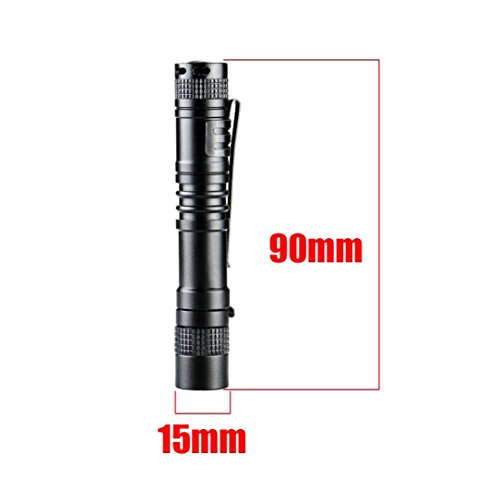 FEITONG Mini 1000 Lumen CREE XPE-R3 LED Lampe Licht Clip Taschenformat Taschenlampen Penlight AAA Akku - 3