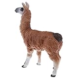 Farbe: als bilder gezeigt F Fityle Realistische Wildtier / Insekte / Zootier Spielfigur aus Plastik, Kinder Lernspielzeug Wohnkultur Dekoration - Alpaka