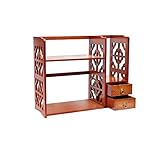 badregal schmal hängend ★Mit Schublade: Perfekt für die Organisation und Aufbewahrung aller Bücher, Büromaterialien und Kleinigkeiten an einem Ort. Schaffen Sie eine gute Lernumgebung für Sie. Perfekt für die Aufbewahrung kleiner Werkzeuge. Räumen Sie Ihren Desktop auf elegante Weise auf.