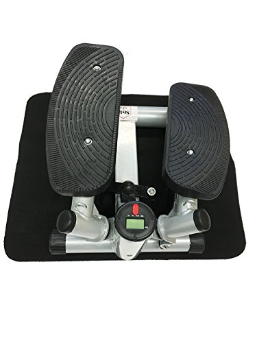 Style home® Stepper powerful stepper Mini Stepper Fitness stepper incl. Traningsbänder Display - 3