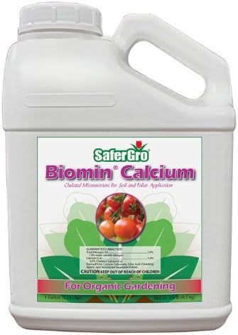Safergro Biomin Calcium Certified Organic Plant Nutrient Concentrate, 1-Gallon