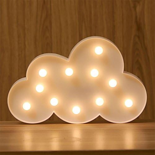 baby Q LED Night Light, Creative Clouds Modeling Lamp, Wall Lamp , white