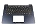 Produktbild ASUS Tastatur inkl. Topcase DE (deutsch) schwarz/blau mit Backlight Original 90NB0DS5-R31GE0 ZenBook UX3430UQ, UX430UQ