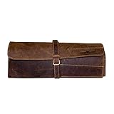 werkzeugtasche leder gürtel 3 kleine Fächer für Kleinigkeiten, mittels Druckknopf verschließbar