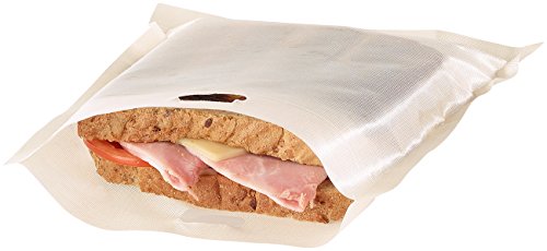 Rosenstein & Söhne 3x Dauer-Antihaft-XL-Toastabags für Toaster, Mikrowelle & Backofen - 4