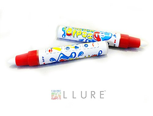 2 X AQUADOODLE WATER MAGIC PENS/ AQUADRAW MATS-JUST ADD WATER FREE SHIPPING