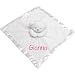 Baby Super Soft Personalised Comforter Blanket with 3D Teddy Bear (White)