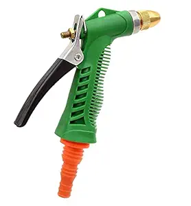 RDH Water Sprayer Nozzle Gun | High Pressure Water Sprayer with Trigger | Water Sprayer Pipe Gun for Gardening Washing Car Bike Watering Flower Plants and Lawn | Multicolor