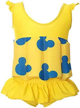 SYSI Children Swimsuit Detachable Floating Conjoined Training Swimsuits Quick -drying Boys and Girls Swimwear(6 KG~25KG) (Style 1, XL(100-110CM,15-20KG))