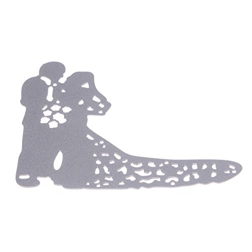 Amazingdeal365 Hochzeit Metall Form Schablonen Schneiden DIY Dekor Sammelalbum Karten Buchzeichen Lesezeichen als Geschenk für Freunde Geburtstag Kinder,Kindergarten Hobby Schule Handarbeit Unterricht usw. Ein tolles Geschenk! - 5