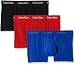 Produktbild Calvin Klein Herren 3p Low Rise Trunk Boxershorts, Mehrfarbig (Muscari Blau/Magnet/Rote Hitze Mgi), Large (3erPack)