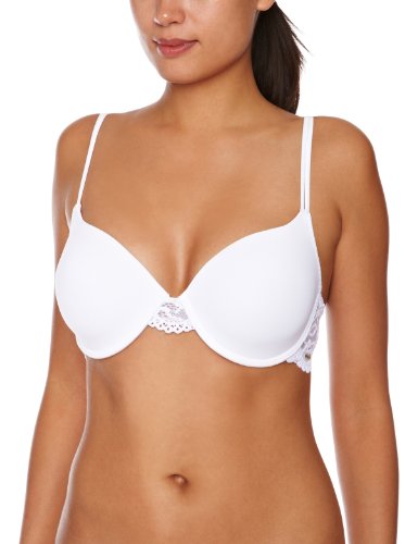 After Eden Double Gelbra With Lace Wings White 34C