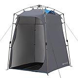 Blickdichte (Silberbeschichtung) mobile Umkleidekabine für 1-2 Personen / Gute Stehhöhe mit ca 200 cm
