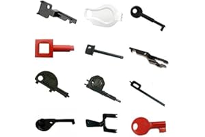 FIRE SAFETY KEYS Engineers Pack - 12 Call Point Test Keys - Gent, Fulleon, KAC, Fike, Rafiki, Apollo, C-Tec, STi, Menvier Cooper, Cranford Controls, CEL