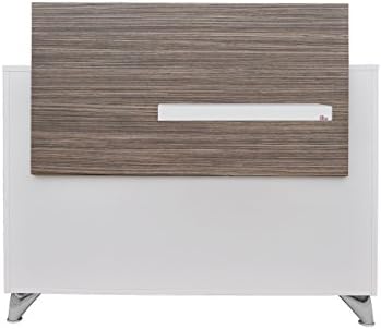 Hair Furniture Elysion Puzzle Reception Desk, Salon, Office, Retail Unit, Optician, Tattooist, Dentist, Boutique Reception Desk … (Olive - Light Brown)