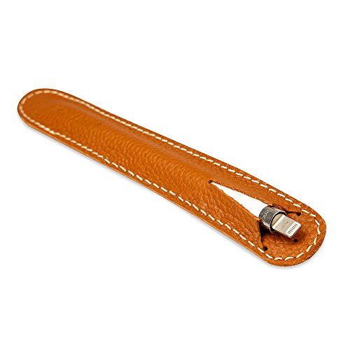 Jisoncase ELEGANT Apple Pencil Halter aus echtem Leder, braun, apple iPad Pro 12.9/ 9.7 Stift Lederhülle JS-APL-01K20 - 3