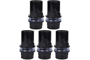 Pssopp 5 uds Adaptador de Manguera de Acuario Adaptador de Junta de tubería Adaptador de Conector de Tubo de PVC para conexión de Tubo de vacío Accesorios de tubería de Acuario