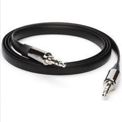 KADA(TM) (TM) Flat Aux Cable 3 Feet 0.9m 3.5mm for iPod to Car Car Audio AUX Cable for iPhone/iPod/S4 other smartphone including iPhone 4S Tangle-Free Aux / Auxiliary Cable (Black)
