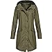 Produktbild Resplend Mode Einfarbig Windjacke Mantel Outdoor Sportswear Trenchcoat Regenjacke Outdoorjacken Wasserdicht Jacke Outwear mit Kapuze Kapuzenmantel Für Herren und Damen
