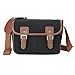 Price comparison product image Vintage Canvas Messenger Bag for DSLR Cameras and Lens Canon EOS 600D 60D 550D 7D 500D 1100D etc. Black