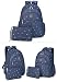 YuHan Baby Diaper Bag Travel Backpack Handbag Large Capacity Insulation Bag Fit Stroller Nappy Backpack Carry Pouch Blue Flower
