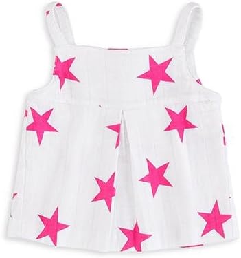 aden + anais Layette Smock Top (Shocking Pink) (9-12 months)
