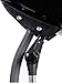 All-In-One Elite Hairdressers Portable Salon Tilting Black Backwash Basin Bowl Stand with Drainage Tank and 2 x Large Gripper Gel Neck Rests (including Spare) - Hair Barber Salon Clinic Surgery Training
