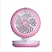 Produktbild Multifunktionaler Sprühbefeuchter Elektrischer Ventilator USB wiederaufladbare tragbare Mute Kühlschränke für Bett Studenten Schlafsaal Büro Bibliothek ( Farbe : Pink )