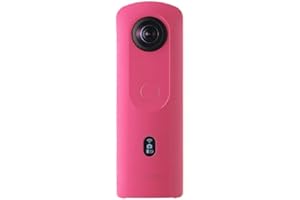 RICOH THETA SC2 ROSE Camera 360° Video 4K avec stabilistation Haute résolution d'image transfert de données haute vitesse Capture d'image de nuit sans bruit Fin et léger pour iPhone, Android