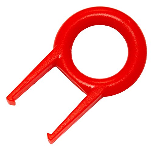 Keycap Puller / Key Cap Remover / Abziehwerkzeug für Tastenkappen passend für mechanische Keyboards mit Cherry MX, Kailh MX, Corsair MX oder Gateron MX Switches (rot, klein)