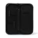 KING DO WAY Leather Barber Shears Hairdressing Haircut Scissors Organizer Zipper Pouch Bag Black