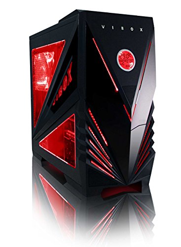 Vibox VBX-PC-1097 Sharp Shooter Paket 7 54,6 cm (21,5 Zoll) Gaming Desktop-PC (AMD Phenom Quad Core FX-4300, 16GB RAM, 1TB HDD, NVIDIA Geforce GTX 750, Win 10 Home) rot - 4