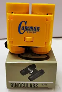 Adore(AKT) Camman Day Night Use Binocular Polarized Folding Telescope for Kids (X-Small, Yellow)