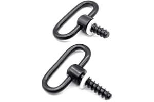 TriRock Non-Detachable Sling swivels with Screw Stud Bases for Bolt Action Rifles fits Most one-Piece Stocks S-4512