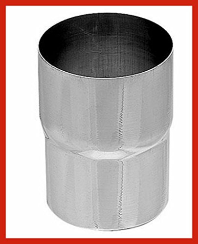 Ablaufrohrverbinder Titanzink in den Größen 60, 76, 80, 87, 100 und 120 mm (groß)