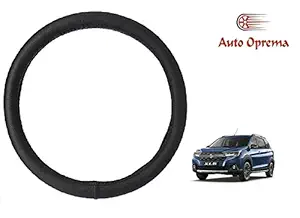 Auto Oprema Leatherette Car Steering Wheel Cover (Black) for Maruti Suzuki XL6