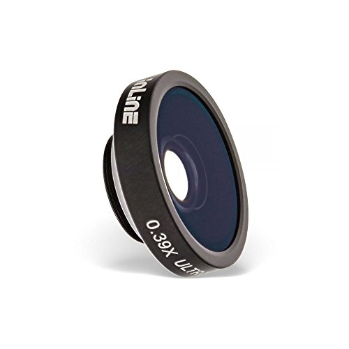 InLine 55490 Smartphone Aufsteck-Objektiv Ultra Wide 0.39X mit Macro 6X schwarz