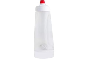 AUSLA Mezclador de Masa para Tortitas y Magdalenas, Dispensador de Botellas Mezcladoras Manuales, Herramienta de Cocina con Capacidad de 1000mL (WHITE)