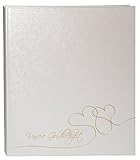 fotoalbum goldene hochzeit selbst gestalten hochwertig gebundenes XXL Goldene Hochzeits - Fotoalbum aus sehr stabilen, langlebigen & sehr edel SILBER & GOLD schimmernden Karton ( Hardcover ) - Motiv: 