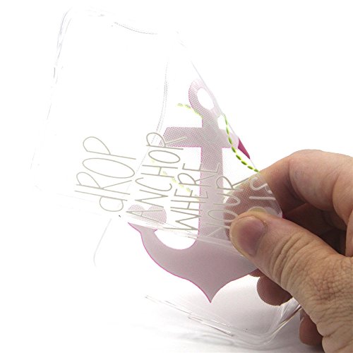 P8 Lite Hülle , Cozy Hut TPU Case Silikon Hülle für Huawei P8 Lite Kratzfeste Plating TPU Handyhülle Schale Etui Protective Case Hülle Gummi Bumper Cover Schutz Schale Siliconcase Silikon Tasche Schutzhülle für Huawei P8 Lite – Rosa Anker - 4