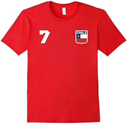 CHILE T-shirt Chilean Tee Retro Soccer Football Camiseta Male Medium Red