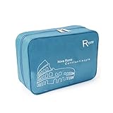 [ Multifunción ] Puede usarlo como una bolsa de aseo de viaje, una bolsa de almacenamiento para el hogar, una bolsa de cosméticos, una bolsa de gimnasia, etc. Disponible para hotel, automóvil, hogar, baño, avión.