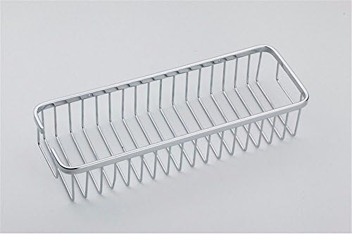MmDLai Stainless Steel Single Layer Rectangular Shelves Bathroom Wall Mounted Basket Bathroom Towel Rack 30Cm Towel Racks