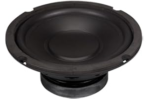 HQ-Power Haut-Parleur, Caisson de Basses, 8, Puissance 350 W/175 W RMS, impédance 8 Ω, Noir