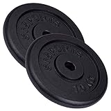 hantelscheiben gebraucht Robust und Widerstandsfähig: Gewicht aus hochwertigem, massivem Gusseisen, besonders langlebig und formstabil auch bei intensivem Training